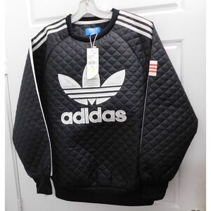 NEW ADIDAS RITA ORA‎ Planetary Oversized Sweatshirt Black Women Size US S | 38